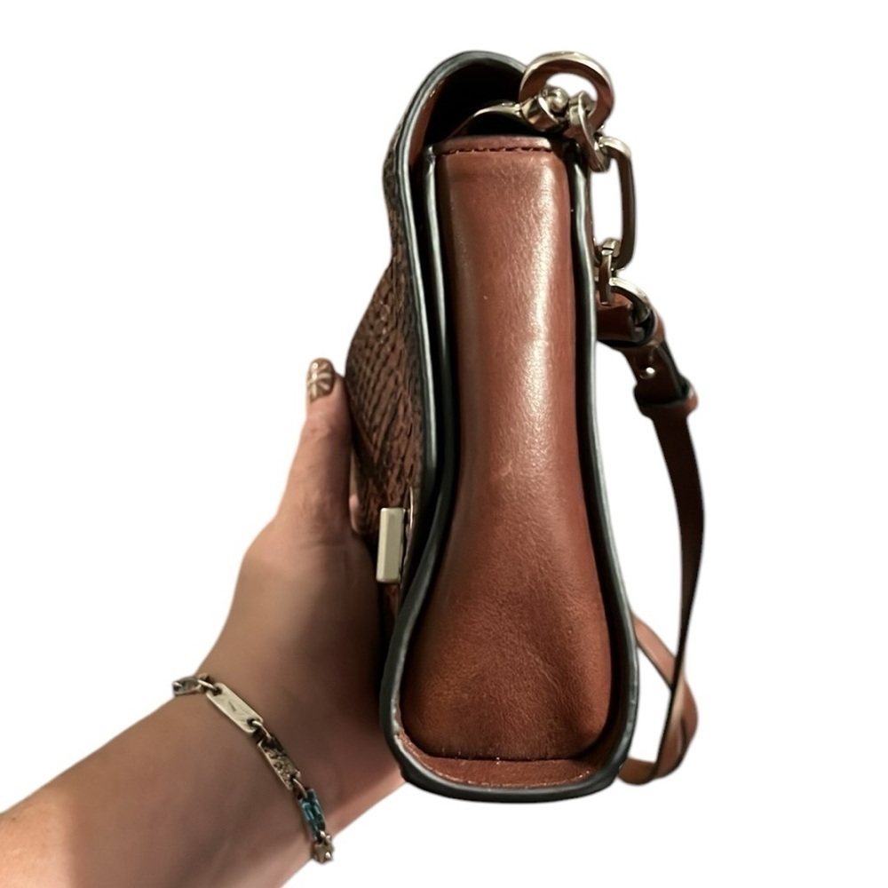 Coach Authenticated Crosstown Python Embossed Cro… - image 8